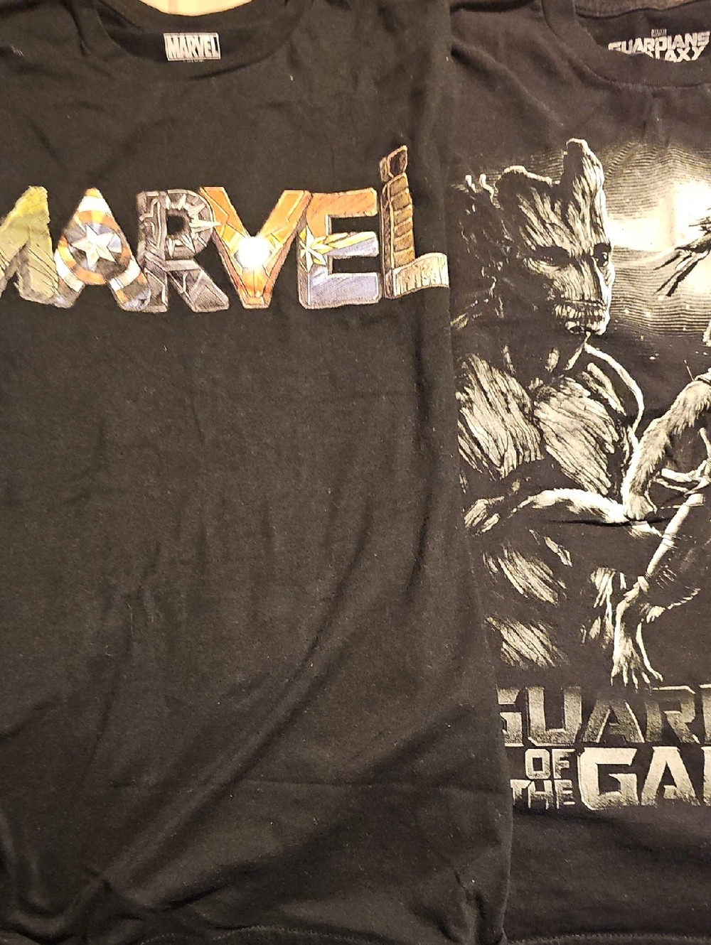 Lot Of 2 Marvel Tees Boys Xxl